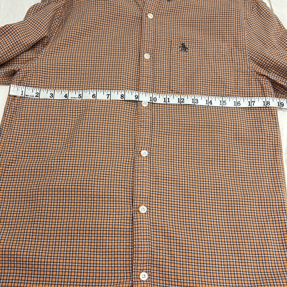 on original penguin by munsingwear Men's plaid shirt 100% cotton size S/P - Picture 11 of 15